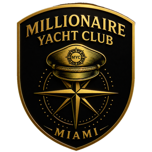 Millionaire Yacht Club Miami crest